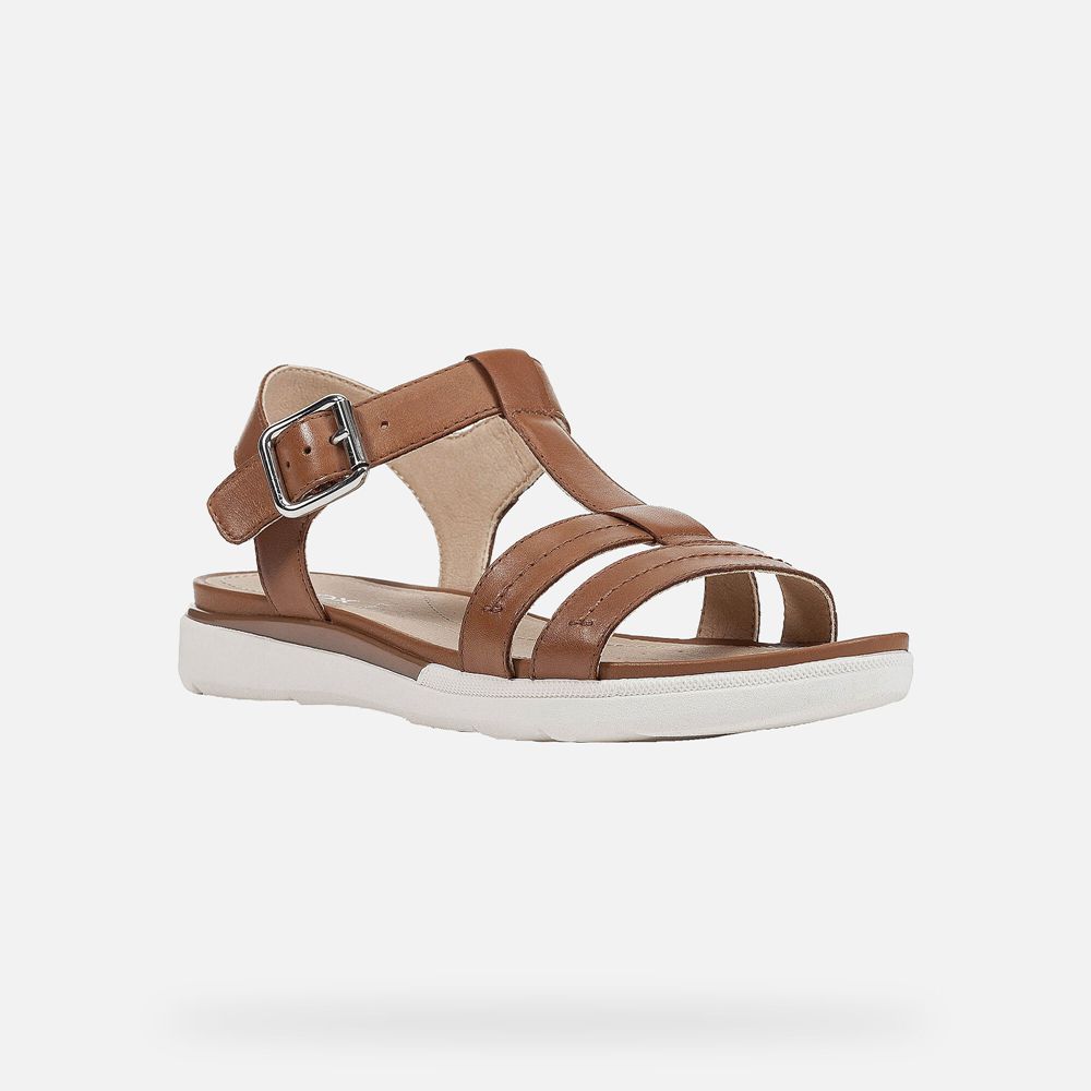 Sandalias Geox Senhora Marrom - Hiver - PGASI2396